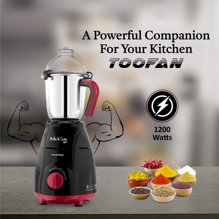 McCoy Toofan 1200W Mixer Grinder