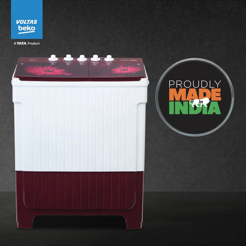[VOLTAS-WTT85UAA] Voltas 8.5kg Semi-Automatic Washing Machine WTT85UAA
