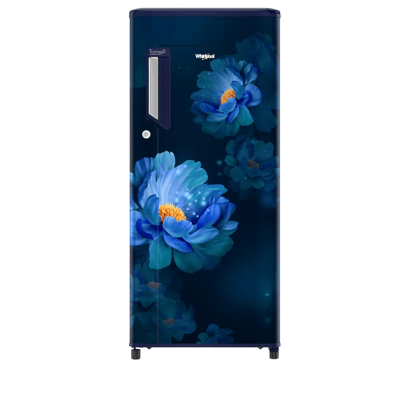 Whirlpool 184L 3-Star Refrigerator with Base Drawer - Sapphire Peony-Y
